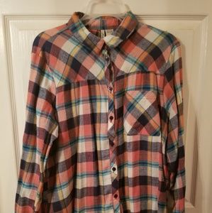 Love Potion Plaid Flannel Shirt